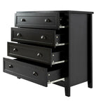 4-Drawer storge dresser cabinet Sideboard
