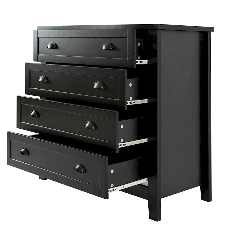 4-Drawer storge dresser cabinet Sideboard