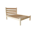 Homestead Unfinished Solid Pine Queen Platform Bed