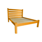 Homestead Unfinished Solid Pine Queen Platform Bed