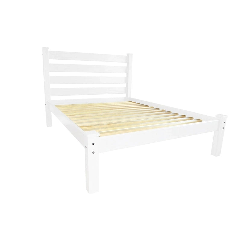 Homestead Unfinished Solid Pine Queen Platform Bed