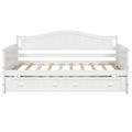 High-Quality Pine Twin Daybed with Trundle, Sofa Bed