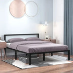 Metal Platform Bed Frame with Headboard