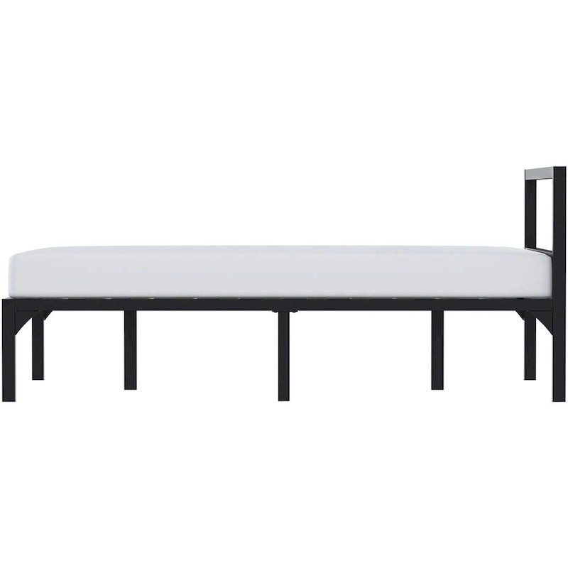 Metal Platform Bed Frame with Headboard