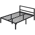 Metal Platform Bed Frame with Headboard