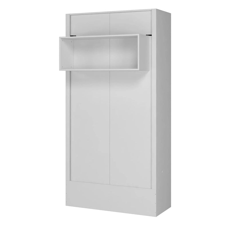 Oakland Living Easy Lift Brazilian Twin Contemporary Murphy Bed with Shelf