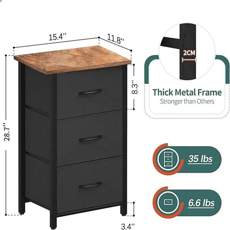 Storage Drawers Small Dresser for Bedroom