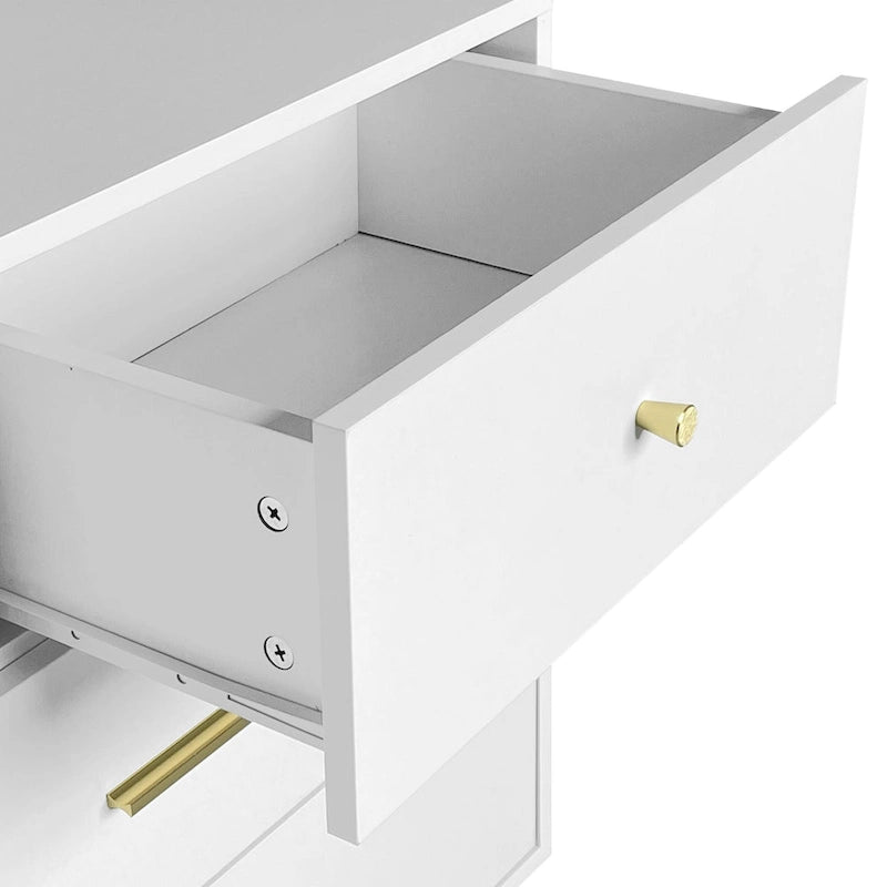 Seven Drawers Large Chest with Golden Handle