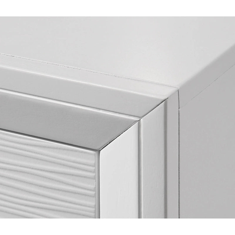 Sim 4 Piece White Panel Bedroom Set