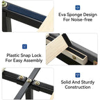 Moasis Queen Linen Bed Frame with Splice Geometry Headboard