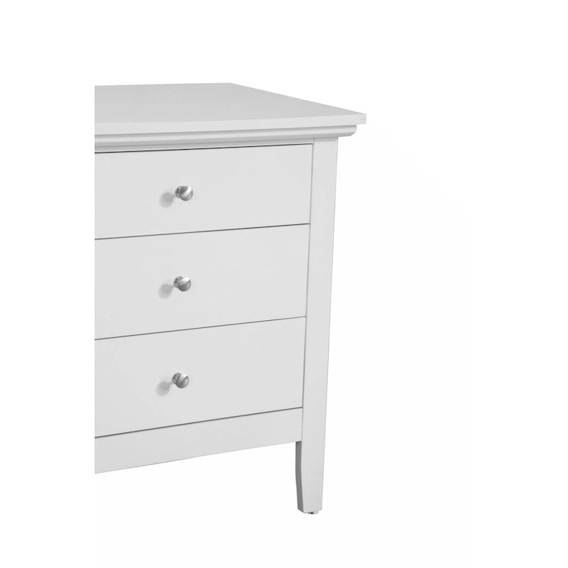 Glory Furniture Hammond 3 Drawer Nightstand , White