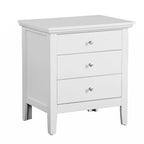 Glory Furniture Hammond 3 Drawer Nightstand , White