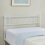Platform Bed Frame with Iron-Art Sweet Heart
