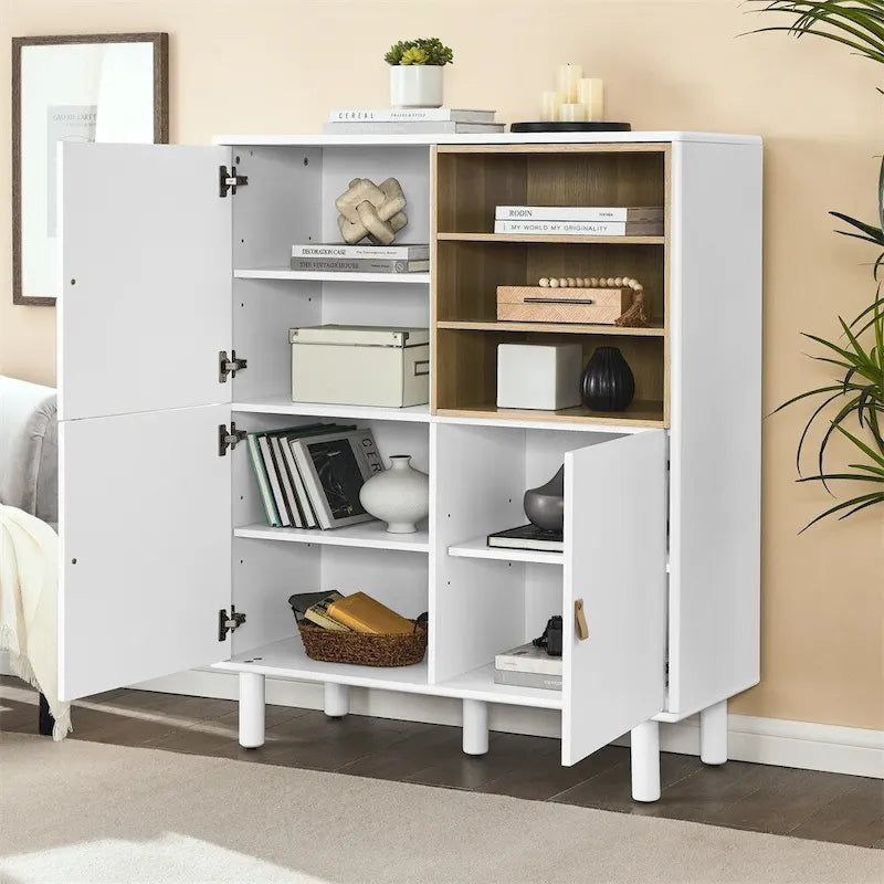 Modern Sideboard Cabinet, Wooden Storage Cabinet with Door