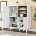 Modern Sideboard Cabinet, Wooden Storage Cabinet with Door