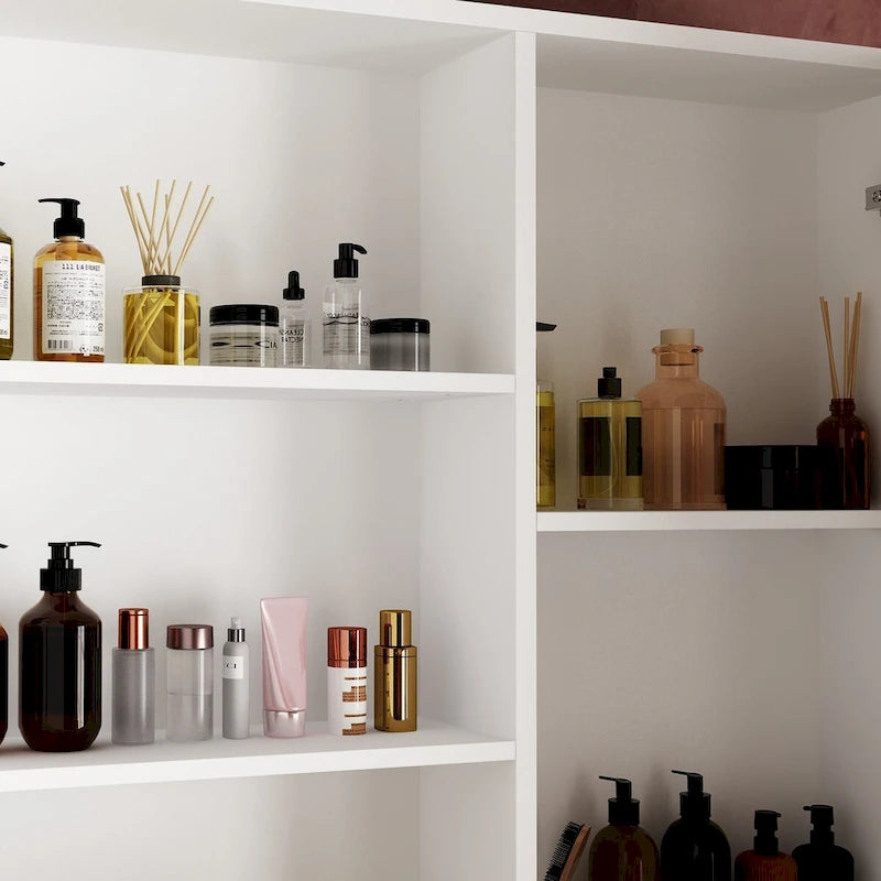 Dresser LED-Lit Vanity Dressing Cabinet with Full-Length Mirror