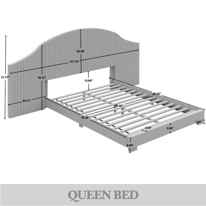 CraftPorch Contemporary Wall Panel Bed