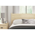 Signature Design by Ashley Cabinella Tan Panel Headboard with Dresser and Nightstand