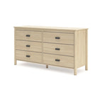 Signature Design by Ashley Cabinella Tan Panel Headboard with Dresser and Nightstand