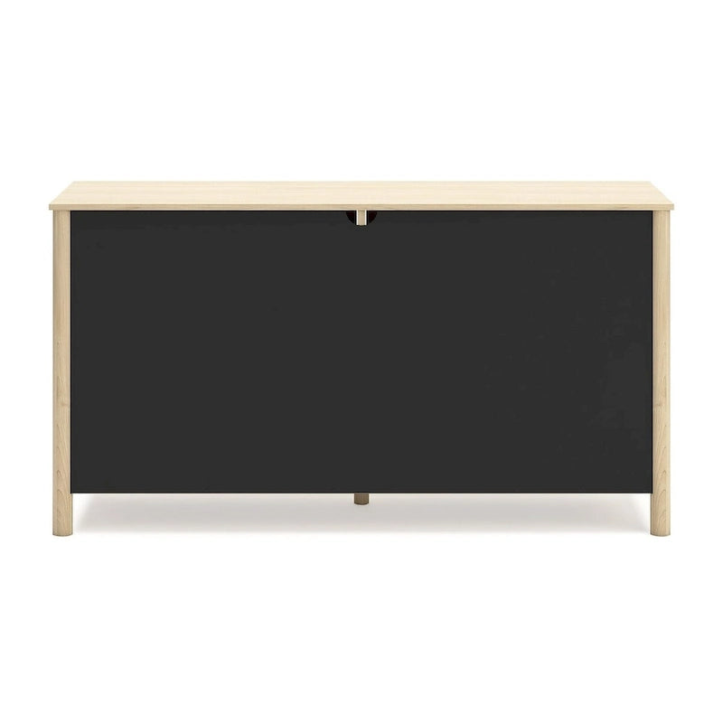 Signature Design by Ashley Cabinella Tan Panel Headboard with Dresser and Nightstand