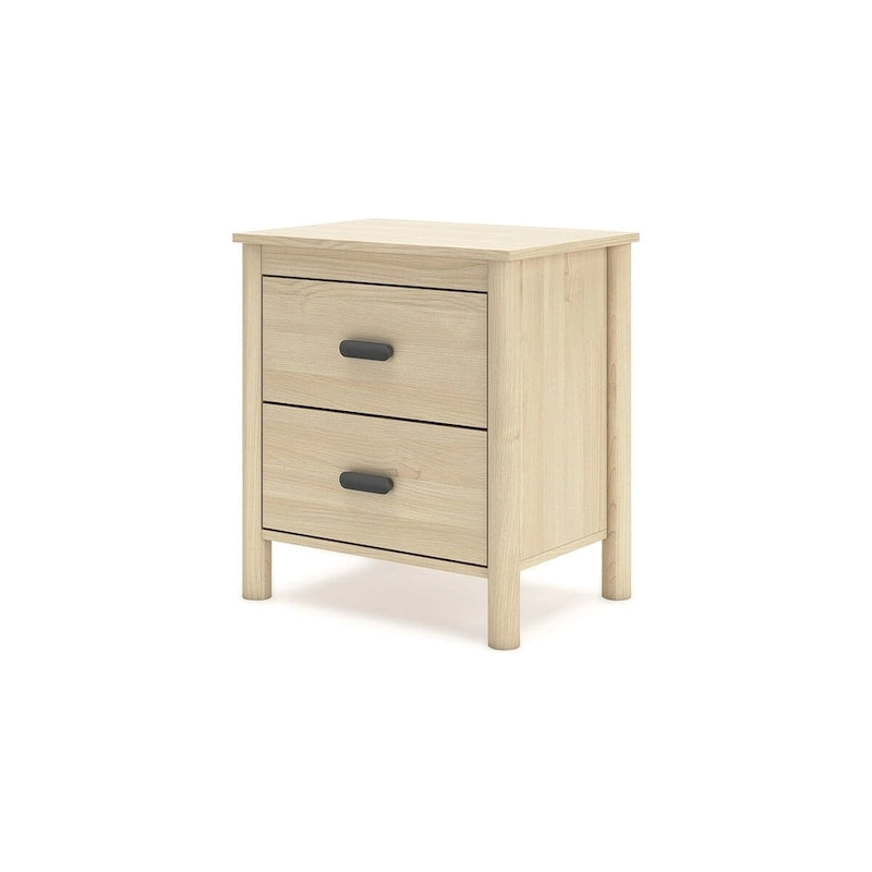 Signature Design by Ashley Cabinella Tan Panel Headboard with Dresser and Nightstand