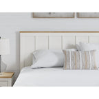 Signature Design by Ashley Linnocreek White/Brown Panel Headboard