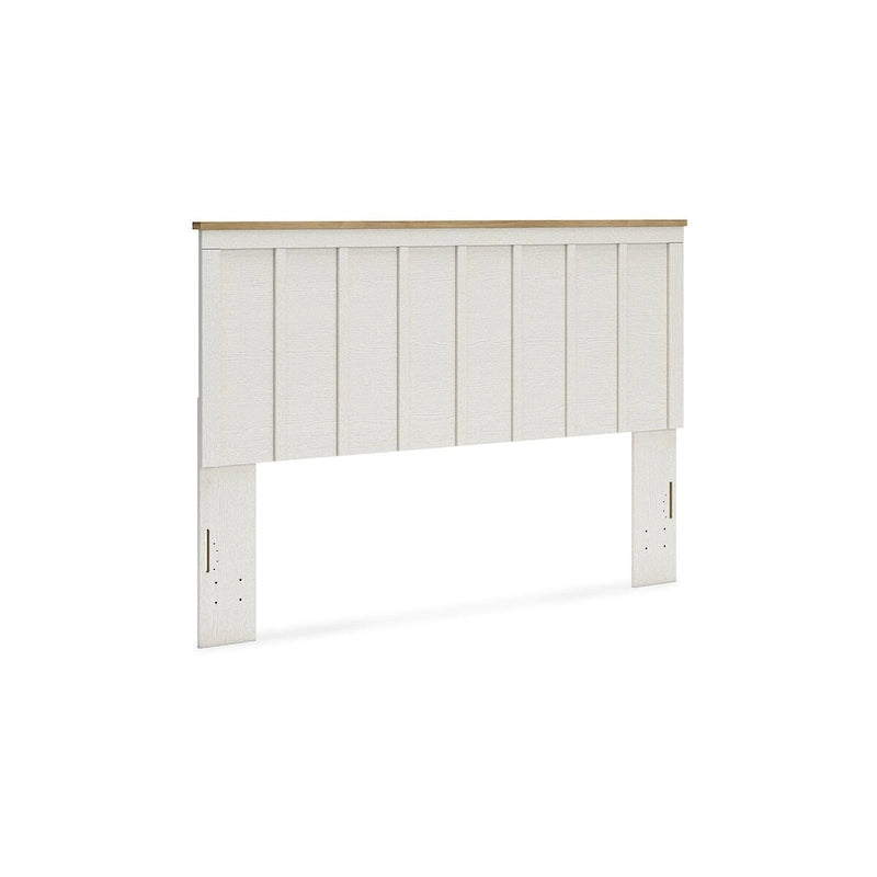 Signature Design by Ashley Linnocreek White/Brown Panel Headboard