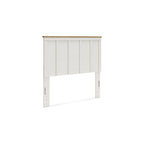 Signature Design by Ashley Linnocreek White/Brown Panel Headboard