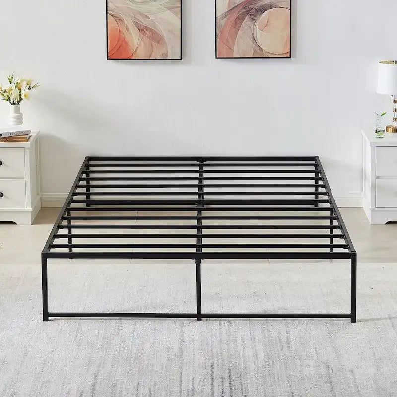 Javlergo 14-Inch Full Size Metal Platform Bed Frame, No Box Spring Needed