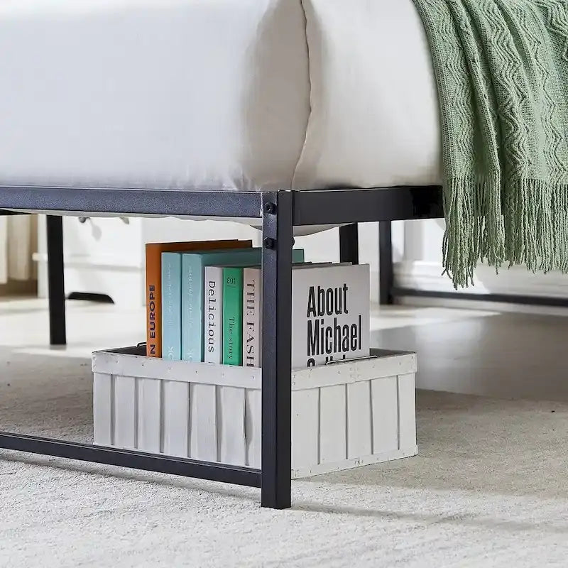 Javlergo 14-Inch Full Size Metal Platform Bed Frame, No Box Spring Needed