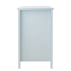 Modern Drawer Dresser with Solid Wood Frame and Retro Shell Handle