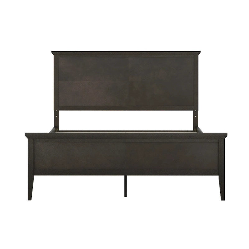 Solid Wood Platform Bed Frame with Headboard and Footboard