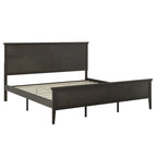 Solid Wood Platform Bed Frame with Headboard and Footboard