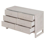 47.8 L Rustic Wooden Dresser Chest of Drawers for Bedroom