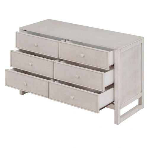 47.8 L Rustic Wooden Dresser Chest of Drawers for Bedroom