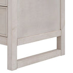 47.8 L Rustic Wooden Dresser Chest of Drawers for Bedroom