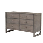 47.8 L Rustic Wooden Dresser Chest of Drawers for Bedroom