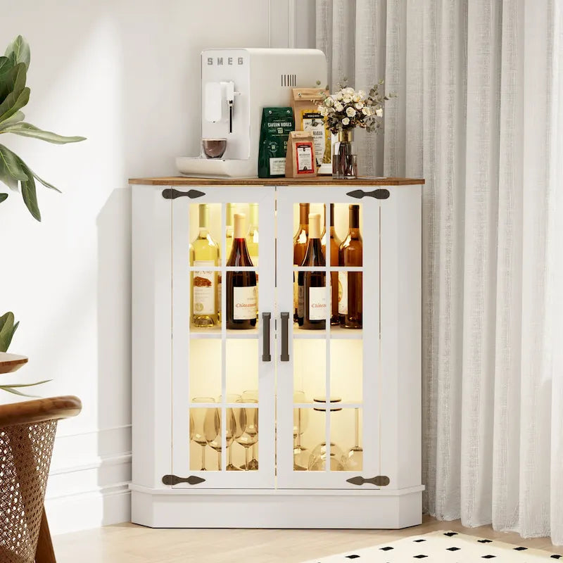 20Wide Corner Storage Cabinet - N/A