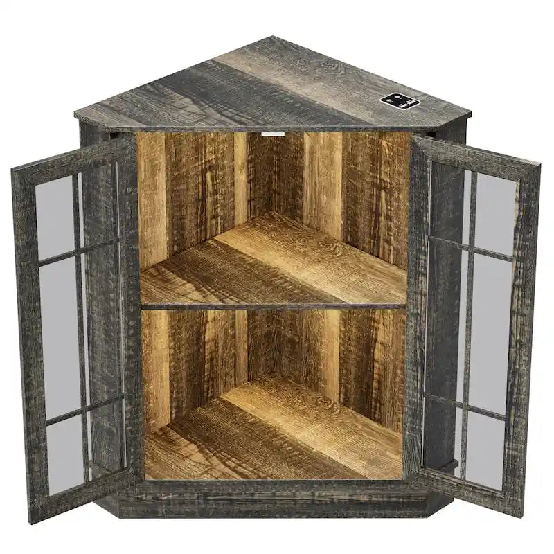 20Wide Corner Storage Cabinet - N/A