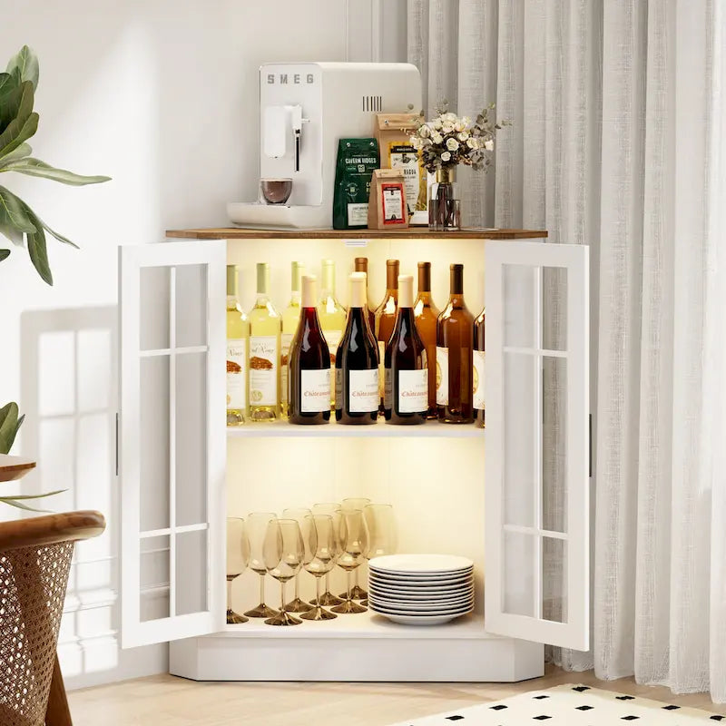 20Wide Corner Storage Cabinet - N/A