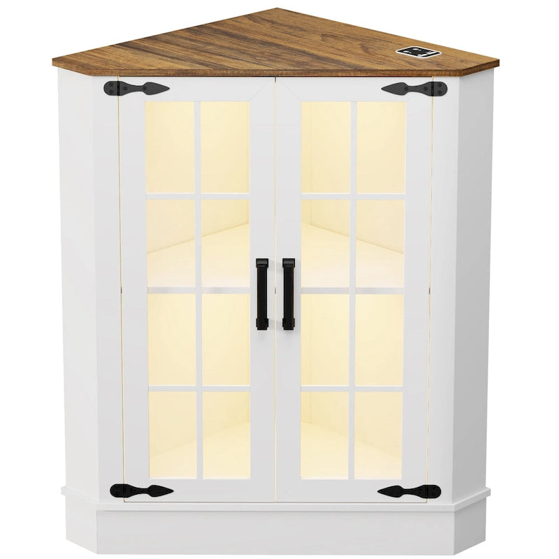 20Wide Corner Storage Cabinet - N/A