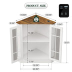 20Wide Corner Storage Cabinet - N/A
