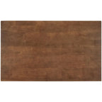 Farmhouse Solid Wood 45 Fixed Kitchen Island with 2 Open Shelves