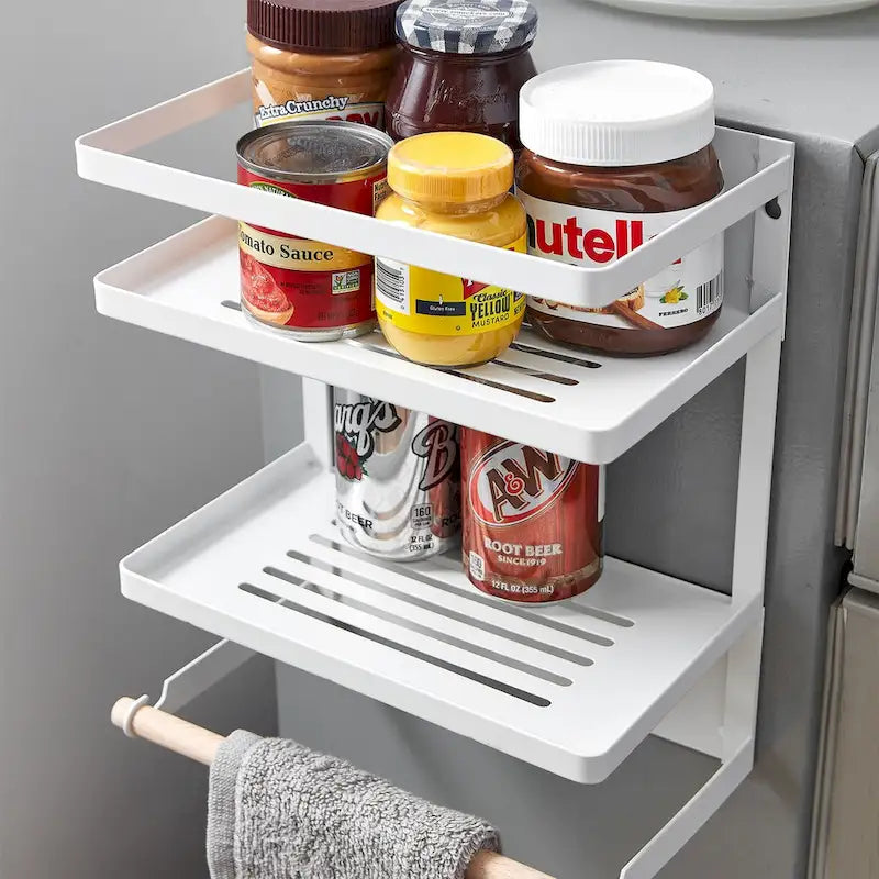 Suprima Magnetic Fridge Organizer Shelves by DormCo