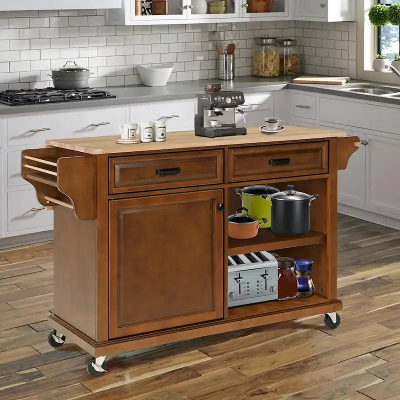 Kitchen Island Cart with Storage for Diningroom
