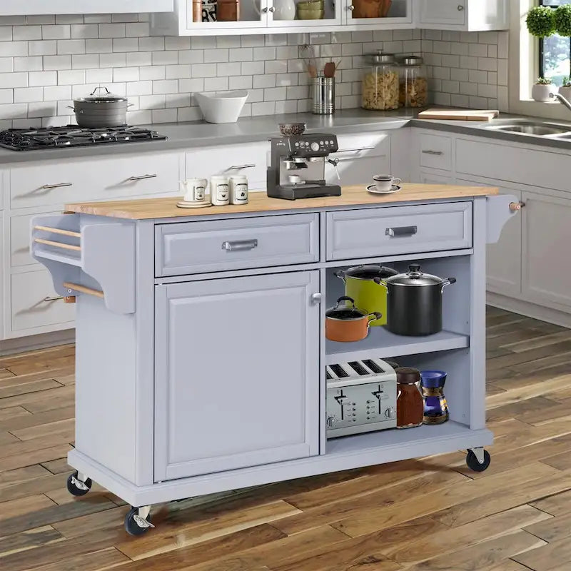 Kitchen Island Cart with Storage for Diningroom