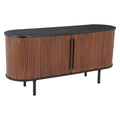 Koriana Sideboard Black & Walnut