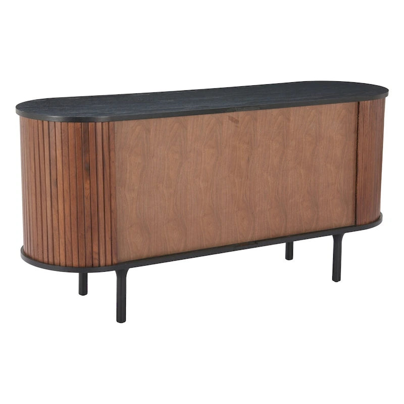 Koriana Sideboard Black & Walnut