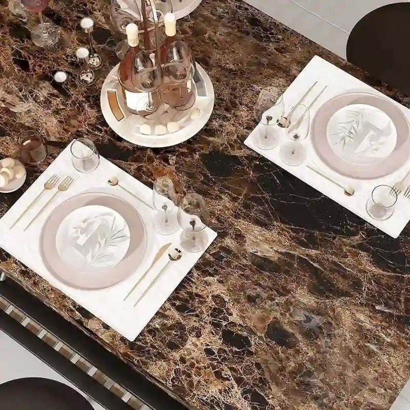 Mieres Kitchen Island with 2 Stools and Open Shelves