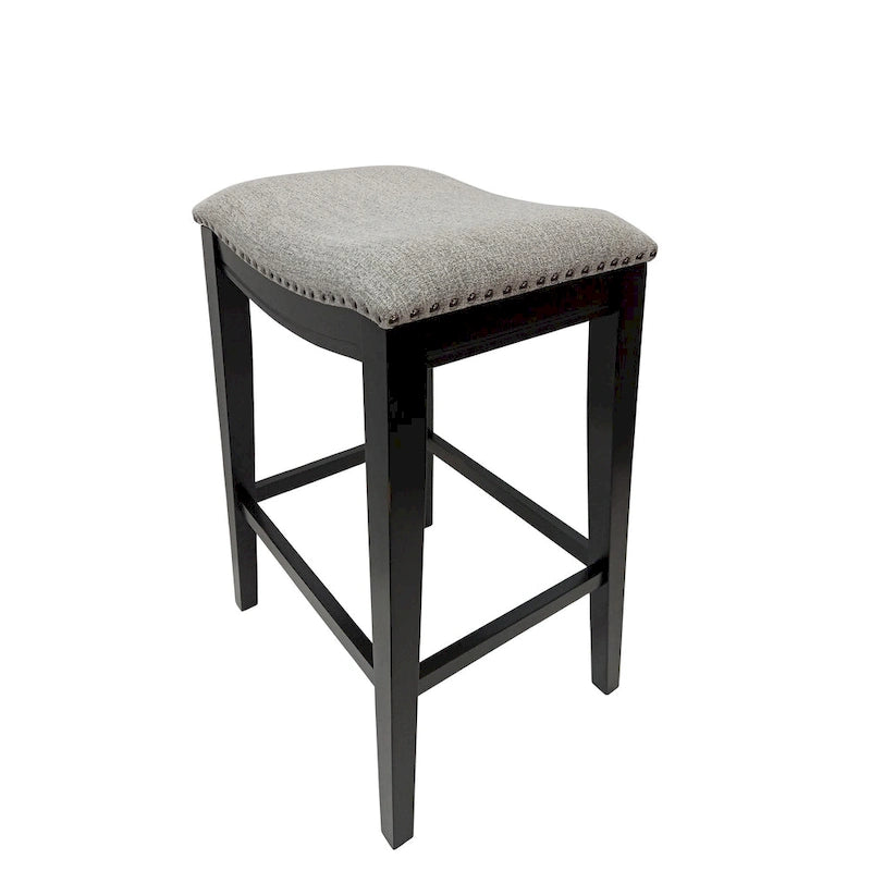 Carolina Living Sawyer 30 Saddle Barstool - Set of 2